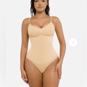NWT Size XL to XXL beige cream shape wear Bodysuit